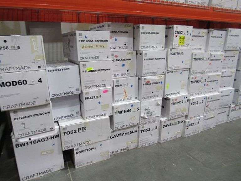 LOT OF APPROX. (45) ASSORTED CRAFTMADE CEILING FANS