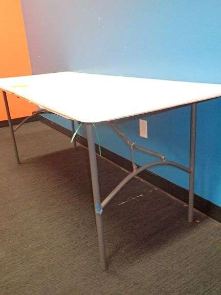 Lifetime 6' Folding Table w/ Plastic Top