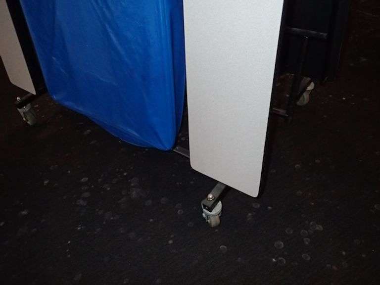 Mobile Bench Cafeteria Table 12'
