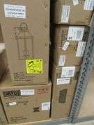 LOT OF APPROX. (9) BOXES OF ASSORTED CAPITAL PRODUCTS, LIGHT PENDANTS #341211NP, PENDANT #349841MA, PENDANT #355443RE, WALL MOUNT LIGHTS, ETC.
