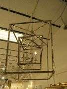 CHANDELIER OR PENDANT AS SHOWN * REFER TO PHOTOS * BUYER RESPONSIBLE FOR REMOVAL - BRING TOOLS AND LADDER AS ITEMS ARE CEILING MOUNTED 12'-14' CEILING HEIGHT*