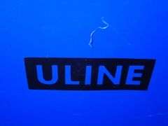 U-Line 35 Gallon Rolling Trash Bin Model H-4202 Blue **sold 2X the money**