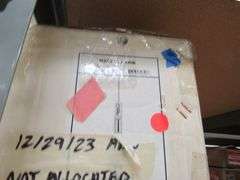 LOT OF (8) BOXES OF ASSORTED HUDSON VALLEY PRODUCTS, (1) PENDANT #H815701L-AGB, (1) LIGHT PENDANT #1518-AGB, (1) PENDANT #5712-AGB, (1) PENDANT #H257701-AGB, (2) WALL SCONCES #H415101B-AGB & (2) WALL SCONCES #3021-AGB/BK