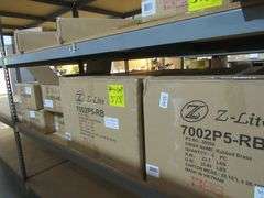 LOT OF APPROX. (7) Z-LITE LIGHTING 2-7002P5-RB CHANDELIER, 5, 3609A CHANDELIER