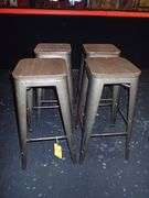 Metal Stacking Chair w/ Wood Top **sold 4X the money**