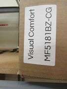 LOT OF APPROX. (8) BOXES OF ASSORTED VISUAL COMFORT PRODUCTS, SHADES, LYNDSIE SMALL SCONCES, PENDANT #MF5181BZ-CG & REPLACEMENT PARTS, ETC.