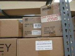 LOT OF APPROX. (10) BOXES OF ASSORTED LIGHTING PRODUCTS, WALL SCONCES & GLASS PCS