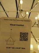 CHANDELIER OR PENDANT AS SHOWN * REFER TO PHOTOS * BUYER RESPONSIBLE FOR REMOVAL - BRING TOOLS AND LADDER AS ITEMS ARE CEILING MOUNTED 12'-14' CEILING HEIGHT*