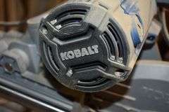 KOBALT 12" COMPACT SLIDING DUEL BEVEL MITER SAW 1413795 110-V *SOLD WITH TABLE*