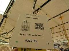 CHANDELIER OR PENDANT AS SHOWN * REFER TO PHOTOS * BUYER RESPONSIBLE FOR REMOVAL - BRING TOOLS AND LADDER AS ITEMS ARE CEILING MOUNTED 12'-14' CEILING HEIGHT*