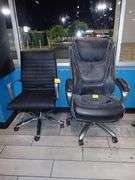 (2) Assorted Rolling Office Chairs