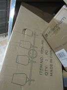 LOT OF APPROX. (10) BOXES MILLENNIUM LIGHTING 9703-CH, 9704-MB, 3493 MB/HBZ, 4112-PBK, 2703-MB, 230001-TBK