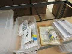 LOT OF APPROX. (25) BOXES OF ASSORTED GLASS KITS, LIGHT KITS, FAN PARTS, ETC..