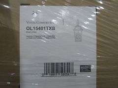 (1) SKID OF APPROX. (23) VISUAL COMFORT SMALL LANTERNS #OL15401TXB & APPROX. (11) GENERATION LIGHTING 1-LIGHT OUTDOOR WALL LANTERN #OL15401TXB-D