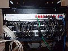 Floor Mounted Network Rack w/ Equipment