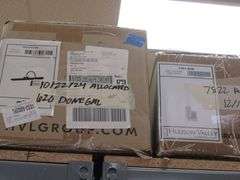 LOT OF APPROX. (18) BOXES OF ASSORTED GLASS REPLACEMENT ITEMS, ETC.