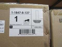 LOT, (5) ASSORTED SAVORY HOUSE ITEMS - (1) M7025MBK, (1) 1-1847-8-127, (1) 1-1857-6-62, (1) 9-9771-2-322 AND (1) 8-1020-4-322