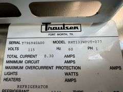 TRAULSEN & CO. COMMERCIAL PASS THROUGH REFRIGERATOR MODEL RHT132WPUT-077