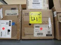 LOT OF APPROX. (10) BOXES OF ASSORTED LIGHTING PRODUCTS, WALL SCONCES & GLASS PCS