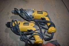 (4) ASSORTED DRILLS AS SHOWN, 110-V
