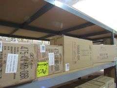 LOT OF (4) BOXES Z-LITE LIGHTING 3035-3V-RB VANITY, 598M-BK POST LIGHT, 475-4V-MB-OBR VANITY