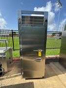 TRAULSEN & CO. HEATED COMMERCIAL CABINET W/ PASS THROUGH DOORS