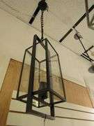 CHANDELIER OR PENDANT AS SHOWN * REFER TO PHOTOS * BUYER RESPONSIBLE FOR REMOVAL - BRING TOOLS AND LADDER AS ITEMS ARE CEILING MOUNTED 12'-14' CEILING HEIGHT*