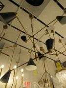 CHANDELIER OR PENDANT AS SHOWN * REFER TO PHOTOS * BUYER RESPONSIBLE FOR REMOVAL - BRING TOOLS AND LADDER AS ITEMS ARE CEILING MOUNTED 12'-14' CEILING HEIGHT*