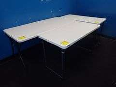 (3) Assorted Sized Lifetime Folding Tables