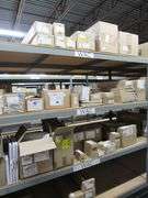 CONTENTS OF SHELF, ASSORTED WAC LIGHTING PRODUCTS, LED SCONCES, LED OUTDOOR SCONCES, HARDWARE, GEMINI TAPE, LED PANELS, ETC.