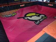 Drop Zone Trampoline / Inflatable Air Bag Area