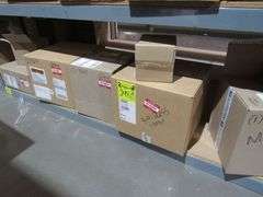 LOT OF APPROX. (5) BOXES, MILLENNIUM LIGHTING GLASS GLOBES, #9601, 3491, 2974