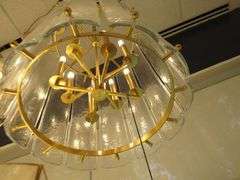CHANDELIER OR PENDANT AS SHOWN * REFER TO PHOTOS * BUYER RESPONSIBLE FOR REMOVAL - BRING TOOLS AND LADDER AS ITEMS ARE CEILING MOUNTED 12'-14' CEILING HEIGHT*