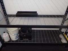 Metal NSF Racking w/ Wire Decking Shelves 6'4" X 2' X 6'6"