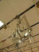 CHANDELIER OR PENDANT AS SHOWN * REFER TO PHOTOS * BUYER RESPONSIBLE FOR REMOVAL - BRING TOOLS AND LADDER AS ITEMS ARE CEILING MOUNTED 12'-14' CEILING HEIGHT*