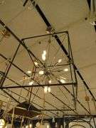 CHANDELIER OR PENDANT AS SHOWN * REFER TO PHOTOS * BUYER RESPONSIBLE FOR REMOVAL - BRING TOOLS AND LADDER AS ITEMS ARE CEILING MOUNTED 12'-14' CEILING HEIGHT*