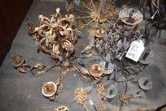 (6) ASSORTED CHANDELIERS AS SHOWN