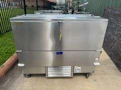 MOD-U-SERVE MCT-DM2 DOUBLE DROP FRONT MILK COOLER STATION