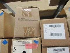 LOT OF APPROX. (18) BOXES OF ASSORTED GLASS REPLACEMENT ITEMS, ETC.