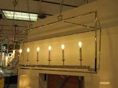 CHANDELIER OR PENDANT AS SHOWN * REFER TO PHOTOS * BUYER RESPONSIBLE FOR REMOVAL - BRING TOOLS AND LADDER AS ITEMS ARE CEILING MOUNTED 12'-14' CEILING HEIGHT*