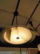 CHANDELIER OR PENDANT AS SHOWN * REFER TO PHOTOS * BUYER RESPONSIBLE FOR REMOVAL - BRING TOOLS AND LADDER AS ITEMS ARE CEILING MOUNTED 12'-14' CEILING HEIGHT*
