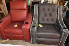 (3) ASSORTED THEATER CHAIRS, POWER RECLINER, 110-V