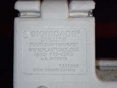Signcade Deluxe Dual Sided Plastic A Frame Display Stand **sold 3X the money**