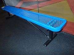 U-Line Heavy Duty Metal 8' Bench