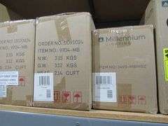 LOT OF APPROX. (10) BOXES MILLENNIUM LIGHTING 9703-CH, 9704-MB, 3493 MB/HBZ, 4112-PBK, 2703-MB, 230001-TBK