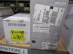 LOT, (4) FANIMATION CEILING FANS - (1) FPD8534MW, (1) FPD6872BLBN, (2) FPD5534, (1) B6720-64MW, (1) B6720-72WW AND (1) B6720-64N