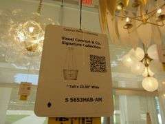 CHANDELIER OR PENDANT AS SHOWN * REFER TO PHOTOS * BUYER RESPONSIBLE FOR REMOVAL - BRING TOOLS AND LADDER AS ITEMS ARE CEILING MOUNTED 12'-14' CEILING HEIGHT*
