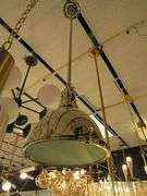 CHANDELIER OR PENDANT AS SHOWN * REFER TO PHOTOS * BUYER RESPONSIBLE FOR REMOVAL - BRING TOOLS AND LADDER AS ITEMS ARE CEILING MOUNTED 12'-14' CEILING HEIGHT*