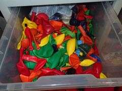 Assorted Balloon and Party Supplies