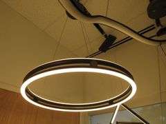 CHANDELIER OR PENDANT AS SHOWN * REFER TO PHOTOS * BUYER RESPONSIBLE FOR REMOVAL - BRING TOOLS AND LADDER AS ITEMS ARE CEILING MOUNTED 12'-14' CEILING HEIGHT*